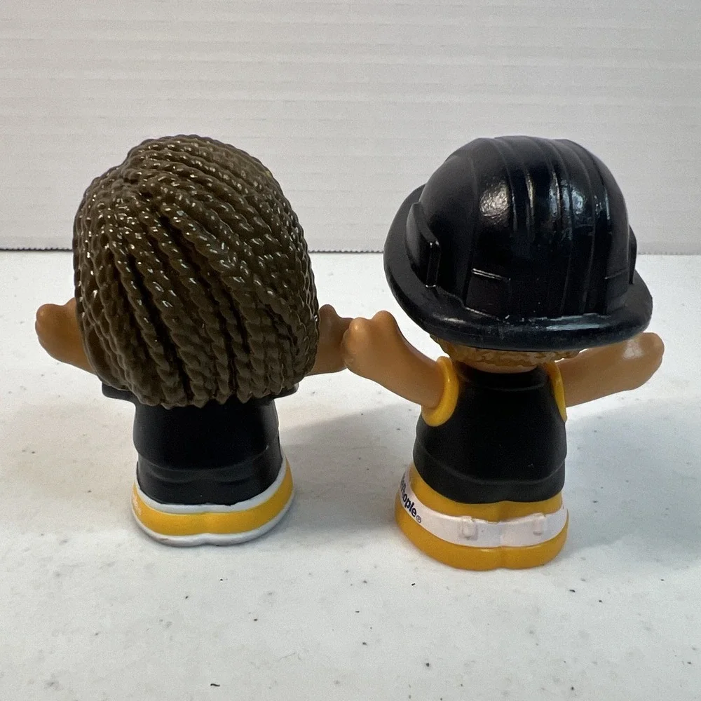 Fisher Price LITTLE PEOPLE NFL PITTSBURGH STEELERS FAN 2023 Lot Of 2